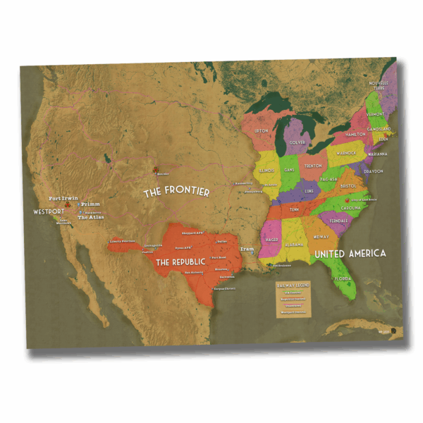 We're Alive Map Poster